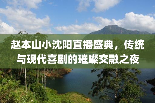 趙本山小沈陽直播盛典，傳統(tǒng)與現(xiàn)代喜劇的璀璨交融之夜
