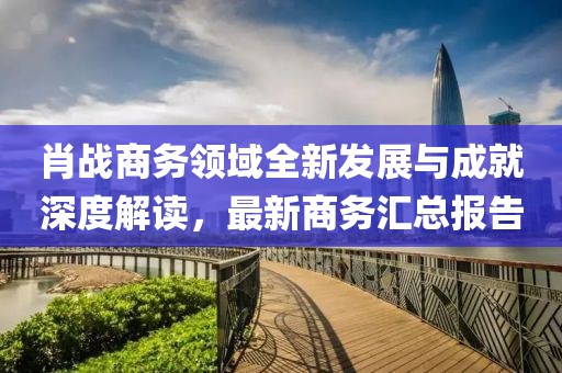 肖戰(zhàn)商務(wù)領(lǐng)域全新發(fā)展與成就深度解讀，最新商務(wù)匯總報(bào)告