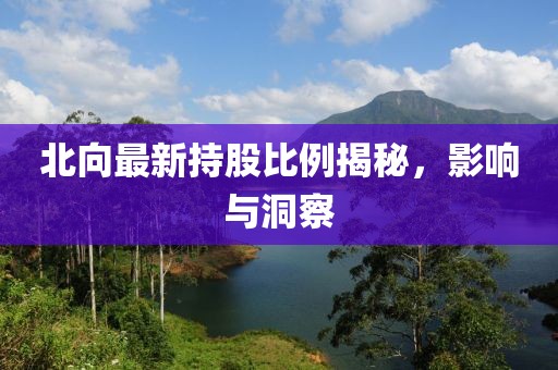 北向最新持股比例揭秘，影響與洞察