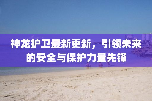 神龍護(hù)衛(wèi)最新更新，引領(lǐng)未來的安全與保護(hù)力量先鋒