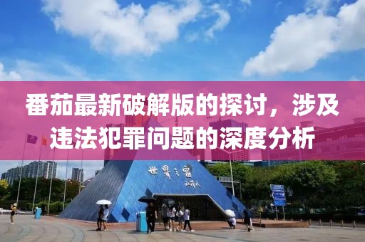 番茄最新破解版的探討，涉及違法犯罪問題的深度分析