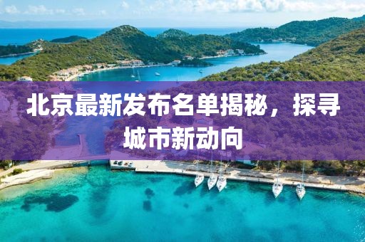 北京最新發(fā)布名單揭秘，探尋城市新動向