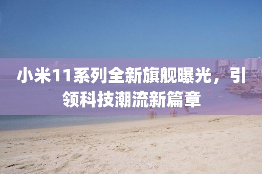 小米11系列全新旗艦曝光，引領(lǐng)科技潮流新篇章