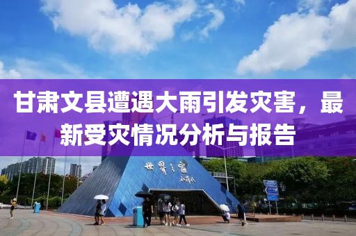甘肅文縣遭遇大雨引發(fā)災(zāi)害，最新受災(zāi)情況分析與報(bào)告