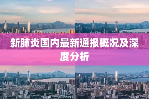 新肺炎國內(nèi)最新通報概況及深度分析