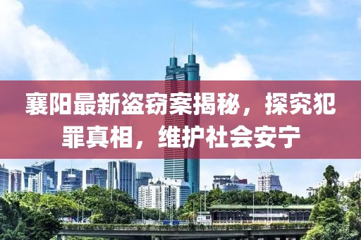 襄陽最新盜竊案揭秘，探究犯罪真相，維護(hù)社會(huì)安寧