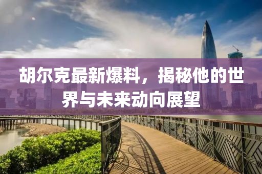 胡爾克最新爆料，揭秘他的世界與未來動(dòng)向展望