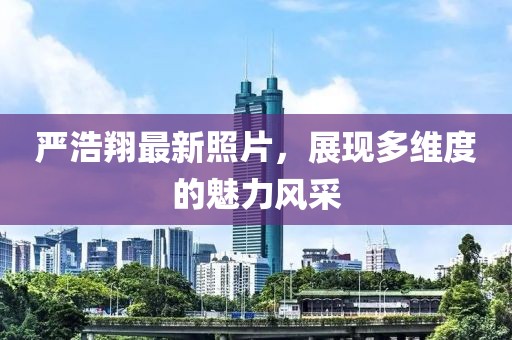 嚴(yán)浩翔最新照片，展現(xiàn)多維度的魅力風(fēng)采