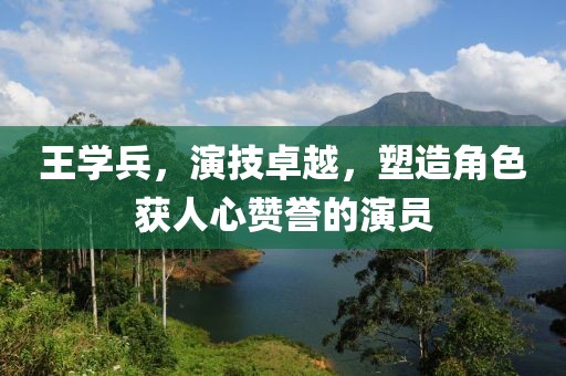 王學(xué)兵，演技卓越，塑造角色獲人心贊譽(yù)的演員
