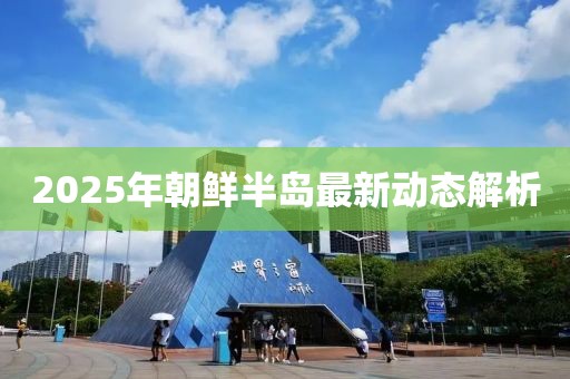 2025年朝鮮半島最新動(dòng)態(tài)解析