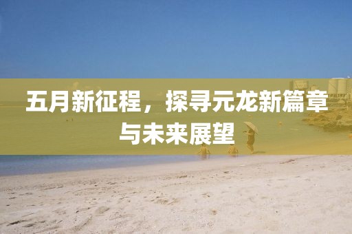 五月新征程，探尋元龍新篇章與未來展望