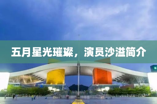 五月星光璀璨，演員沙溢簡(jiǎn)介