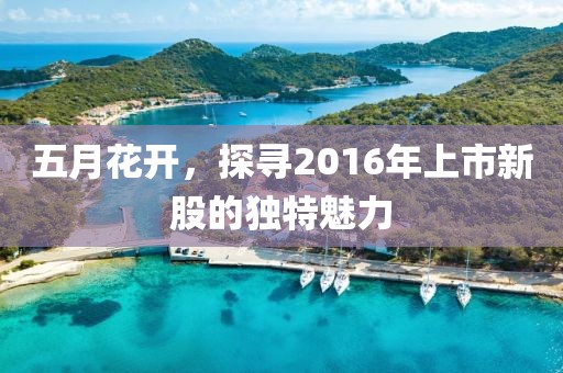 五月花開，探尋2016年上市新股的獨(dú)特魅力