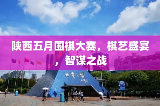 陜西五月圍棋大賽，棋藝盛宴，智謀之戰(zhàn)