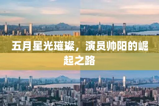 五月星光璀璨，演員帥陽的崛起之路