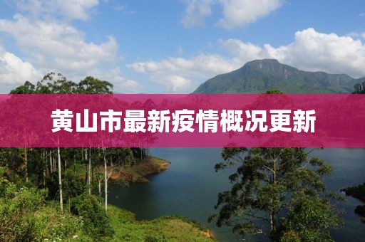 黃山市最新疫情概況更新