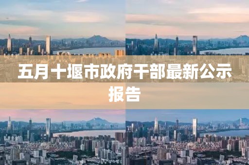 五月十堰市政府干部最新公示報(bào)告