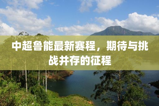 中超魯能最新賽程，期待與挑戰(zhàn)并存的征程