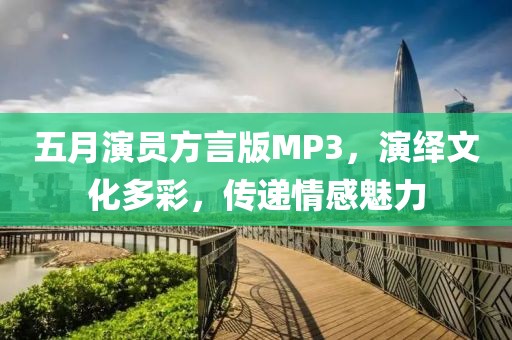 五月演員方言版MP3，演繹文化多彩，傳遞情感魅力