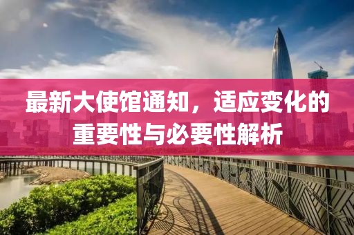 最新大使館通知，適應(yīng)變化的重要性與必要性解析