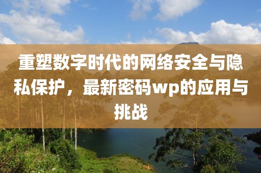 重塑數(shù)字時(shí)代的網(wǎng)絡(luò)安全與隱私保護(hù)，最新密碼wp的應(yīng)用與挑戰(zhàn)
