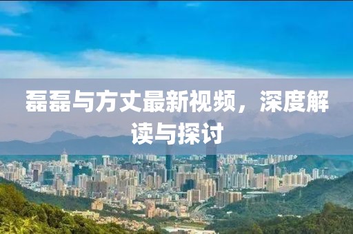 磊磊與方丈最新視頻，深度解讀與探討