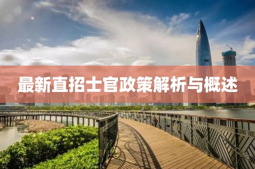 最新直招士官政策解析與概述