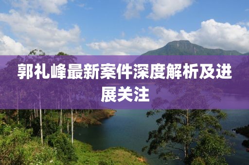 郭禮峰最新案件深度解析及進(jìn)展關(guān)注