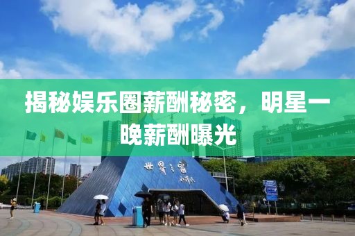 揭秘娛樂(lè)圈薪酬秘密，明星一晚薪酬曝光