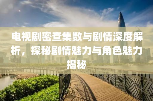 電視劇密查集數(shù)與劇情深度解析，探秘劇情魅力與角色魅力揭秘