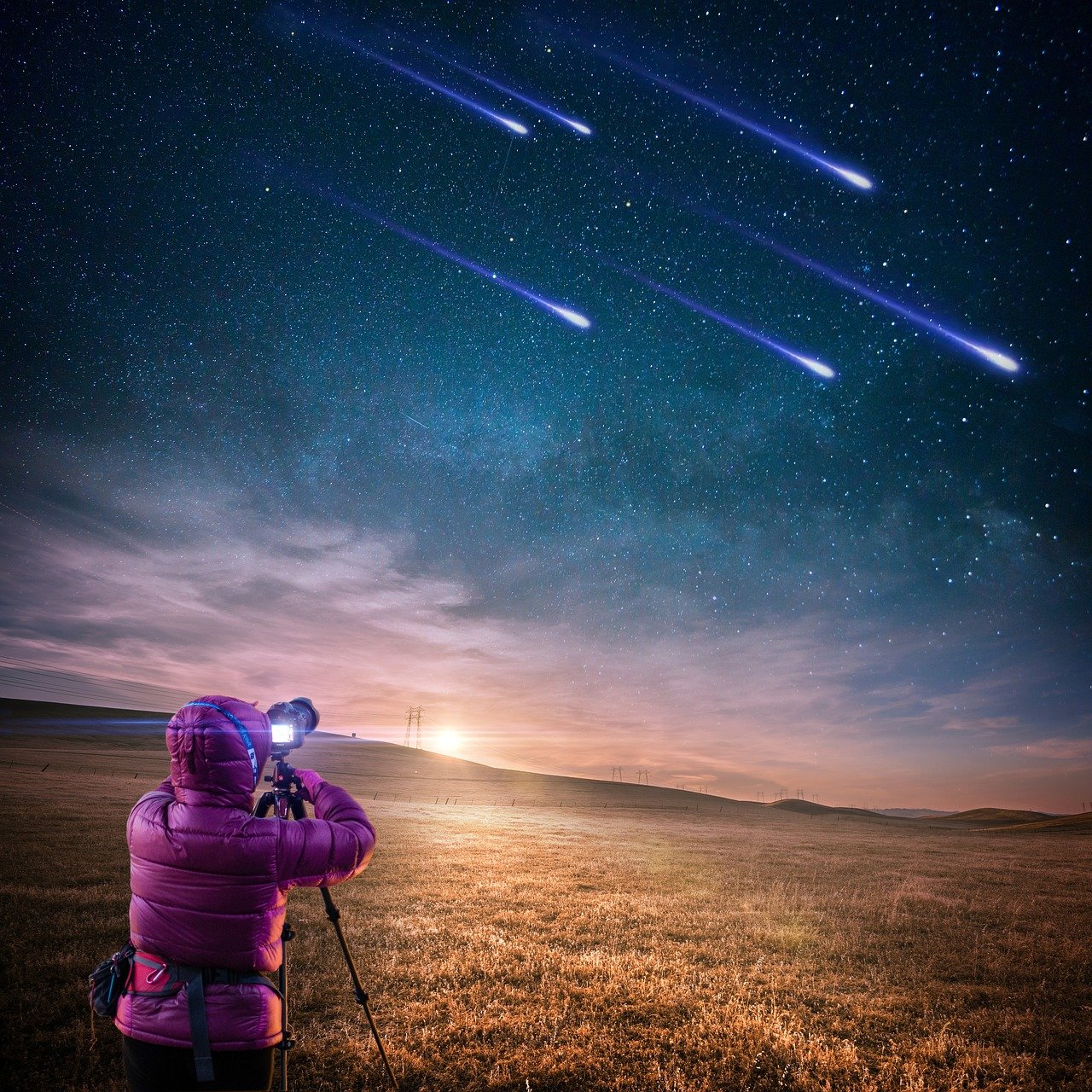 四月明星宣傳海報圖片，展現(xiàn)璀璨星光之夜